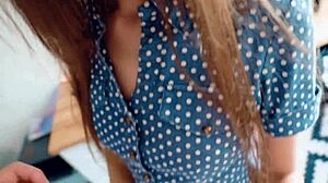 Caught Watching Porn, Gets Facial Load