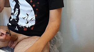 teen lisa caught on voyeur cam with extreme sloppy deepthroat