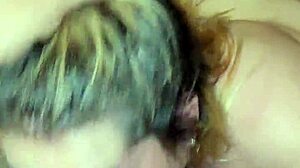Blonde DEEPTHROATS Cock and SQUIRTS in Amateur Anal Fuck