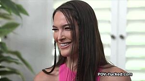 Katrina Enjoys Intense Hard Cock Blowjob After Casting Interview With Milf Tits