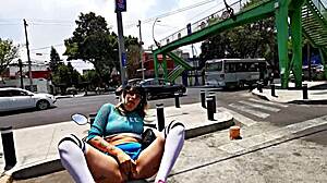 Daniela Hot Exhibits in Tlalpan Outdoor Mexican Event