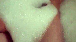 Teasing in the Bathtub by the Pool Side