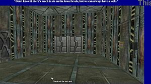 Intense Fucking in Virtual Sci-Fi Armory with Shaved Pussy and Big Tits Cumshot