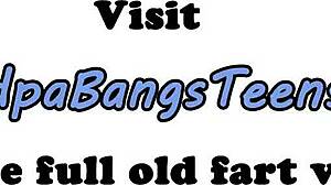 Jeune Adulte Européenne Baisée Fort par Grand-Père, Wow !