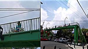 Daniela Hot Exhibits in Tlalpan Outdoor Mexican Event