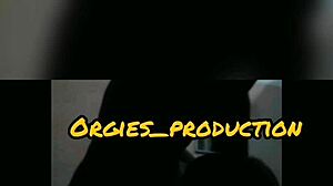 Intimate smooth session at home with partner