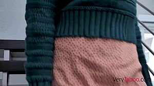 the disappointed stepdad fucks the teen hard as punishment in the garage