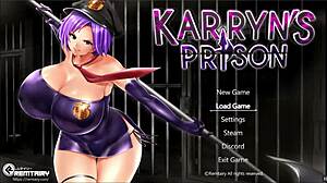 In Karryn's prison hentai, the barmaid gets drunk on cum pints while getting banged in the bar