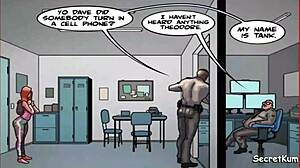 Art Class Squirt On Mandingo Size Dick Security Guard Fucks Ebony Chick