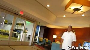 passionate nymph sucks cock sloppy hardcore pov petite 18+ blowjob