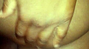 Amateur Ebony Bitch Gets Her Pussy Eaten Up And Away, Cum Dripping