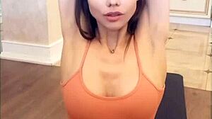 did yoga got horny and masturbated until cum