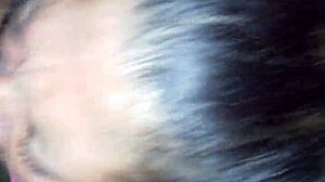 Latina struggles with monster bbc deepthroat before cumshot