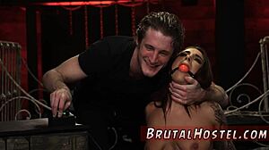 Youthful Tourist Felicity Experiences First Anal Bondage Session