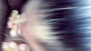 Latina struggles with monster bbc deepthroat before cumshot