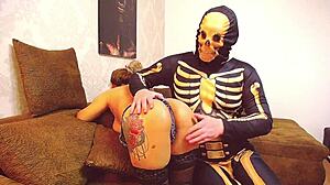 Big Boobs Pregnant Girl Punished In Garage