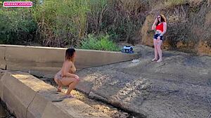 we got surprised by a naked guy in the forest wanting to bang