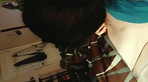 My Little 18+ Latina Lover Giving Intense Blowjobs