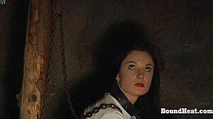 hey, watching this submissive lesbian slave get her ass whipped hard