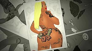 Ebony bubble butt drops hip hop track