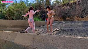 we got surprised by a naked guy in the forest wanting to bang