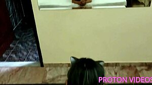 backstage shower scene with bent over action unfolds