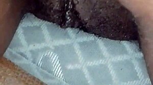 Discover the thrill of penetrating a hairy tight pussy up close