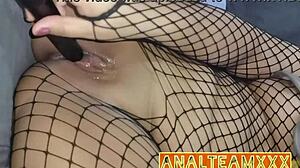 Exciting myself with toys to climax