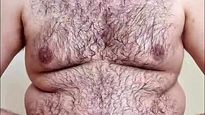 exposing my hairy chubby body with big monster cock to the gay world!