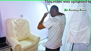 Big ass medical student visits clinic for fucking