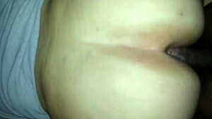 Bent over milf with pear-shaped ass in homemade scene