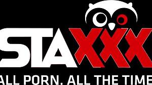 Flexible teen brunette enjoys intense physical activity