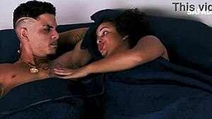 Fuck that young pussy hard! She's riding my big black cock!