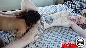 Naughty friends eliane and lorrany get anal punishment hidden from boyfriend