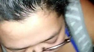 Sloppy toppy turns into deepthroat fun with wet mouths and eager tongues