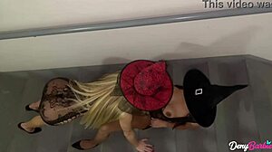 Blonde Brunette Lesbian Oral Fun Caught