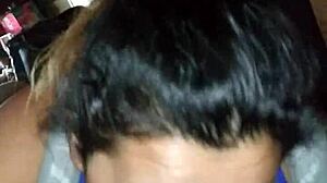 Sloppy toppy turns into deepthroat fun with wet mouths and eager tongues