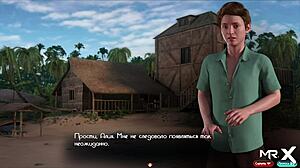 beautiful naked girl sunbathes on the beach in treasure of nadia e1 45