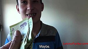 Latin gay twinks spied fucking outdoors on hidden cam.