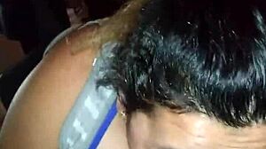 Sloppy toppy turns into deepthroat fun with wet mouths and eager tongues