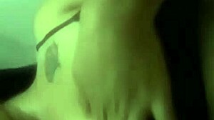 my latina girlfriend plays with her big tits, nipples, and pussy in this masturbation scene.