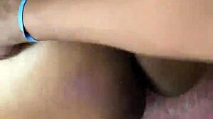 Massaging my pregnant girlfriend's thick juicy booty with love