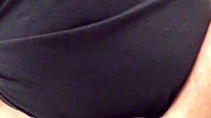 Front View of Intense Cum Shot During Masturbation Session