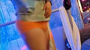 Hotwife Steffi Watercolor Pussy Dance