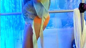 Hotwife Steffi Watercolor Pussy Dance