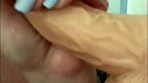 bbw bathes in shower with toys blowjob