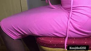 Horny tutor fucks skinny coursemate missionary