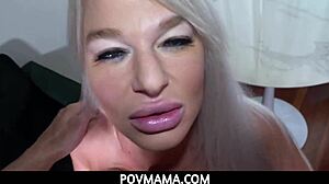 povmama - sly milf london river teases big cock stepson