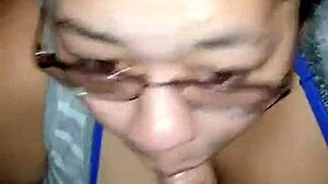 Sloppy toppy turns into deepthroat fun with wet mouths and eager tongues