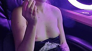 i saw a beautiful lady smokin a cigarette, you know